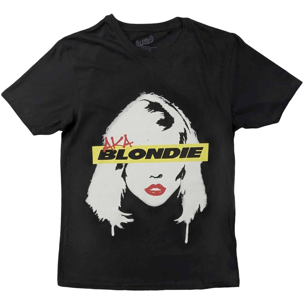 Blondie - AKA Eyestrip Heren Tshirt - Zwart